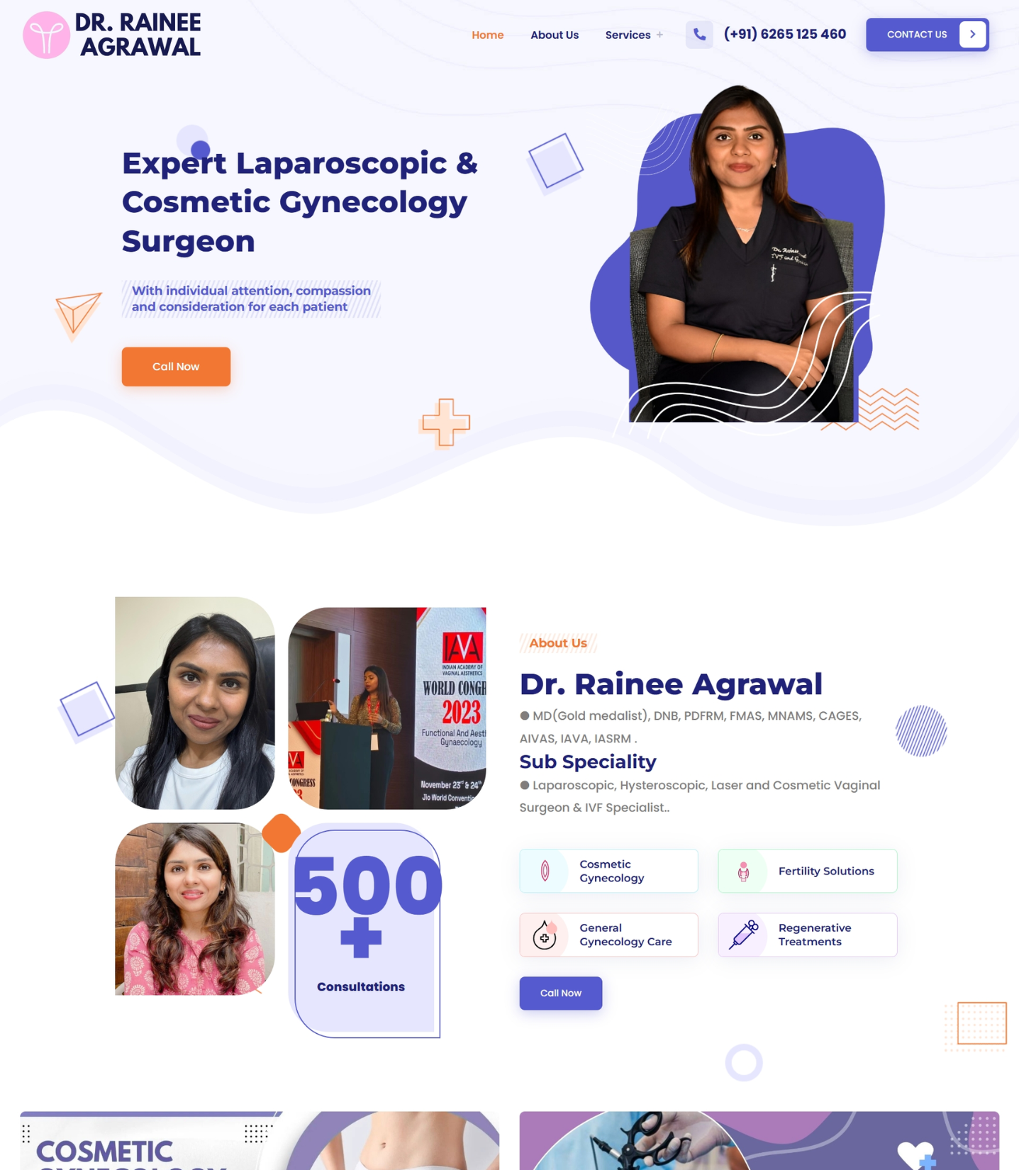 Glamfit Gym Wear Website Preview