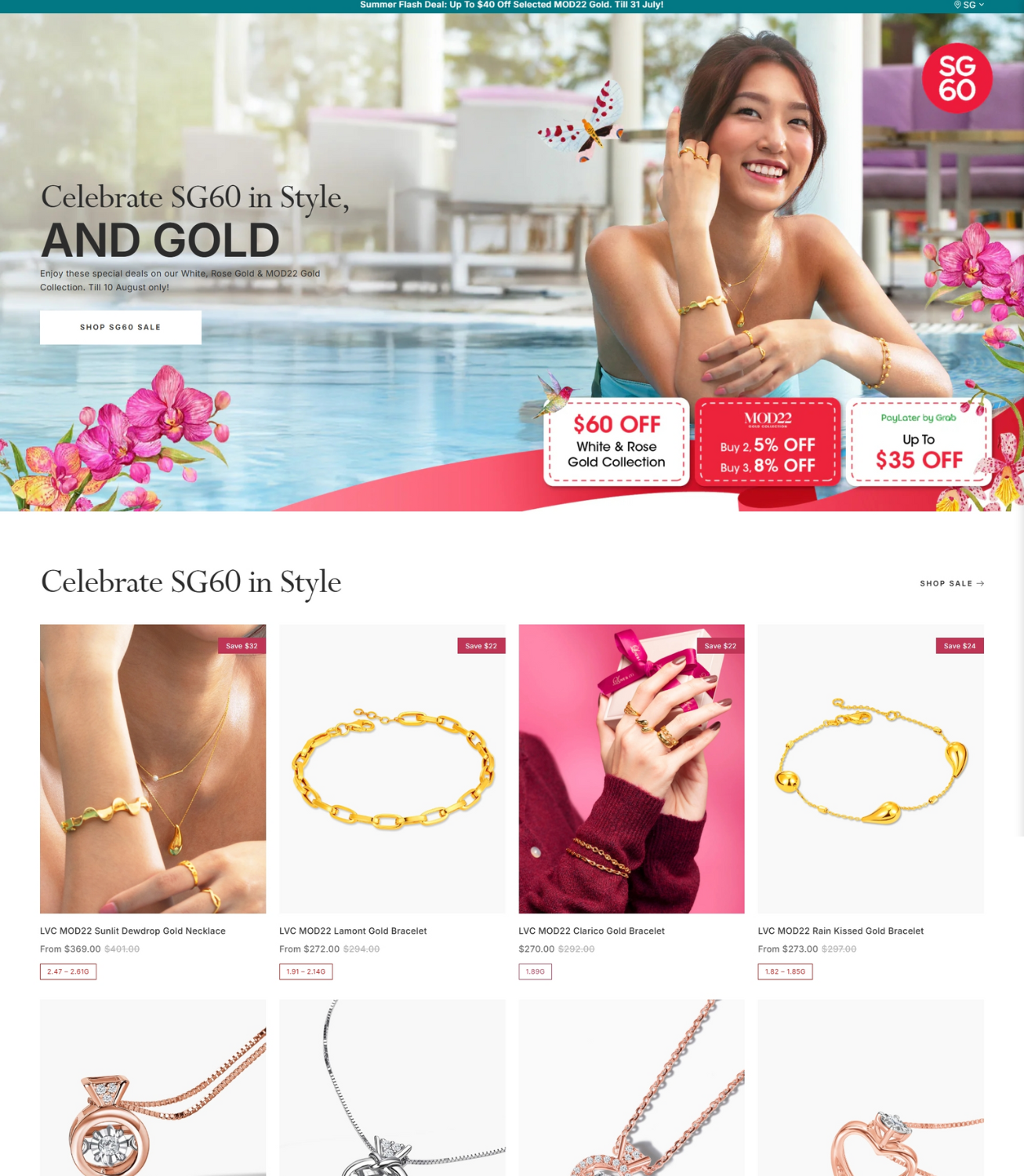 Love & Co Jewellery Website Preview